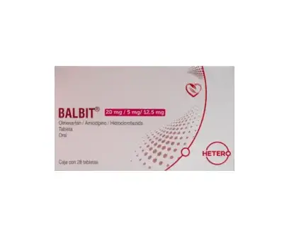 BALBIT 20MG/5MG/12.5MG TABLETAS CON 28