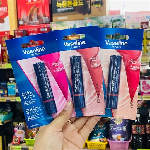 BALSAMO LABIAL VASELINE LIP CARE BLOOMING PINK 3G