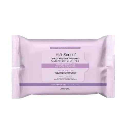 TOALLAS DESMAQUILLANTES SKIN SENSE SEMILLA UVA CON 25