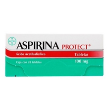 [Ácido Acetilsalicílico] ASPIRINA PROTECT 100MG TABLETAS C/28