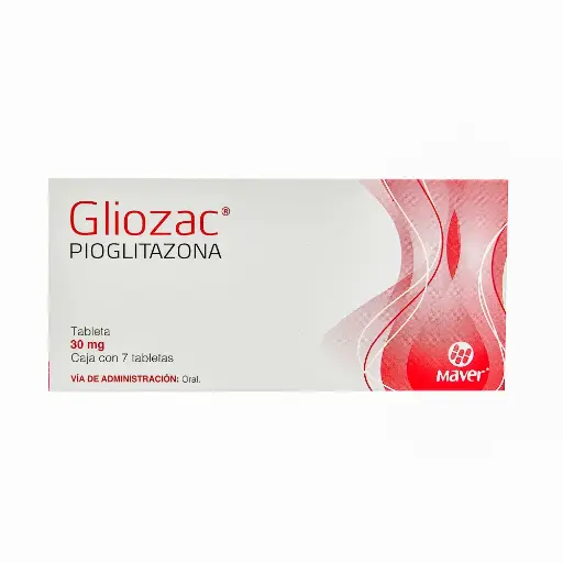GLIOZAC 30MG TABLETAS C/7 (GI)