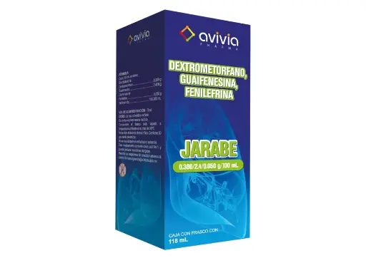 DEXTRO/GUAI/PARAC PED AVIVIA JBE 118ML (GI)