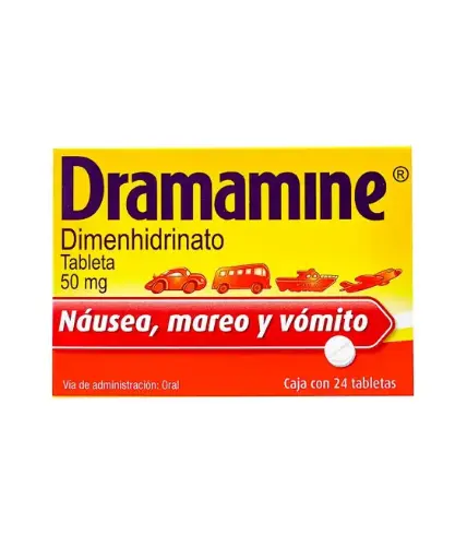 DRAMAMINE 50MG TABLETAS C/24