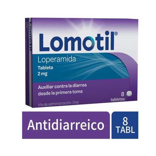 LOMOTIL 2MG TABLETAS C/8