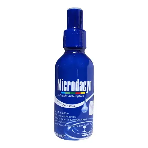 MICRODACYN SOLUCION ANTISEPTICA 120ML
