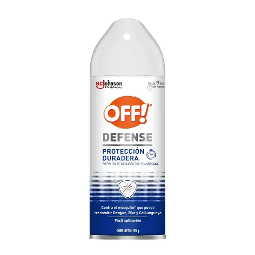 REPELENTE OFF DEFENSE AEROSOL 170G