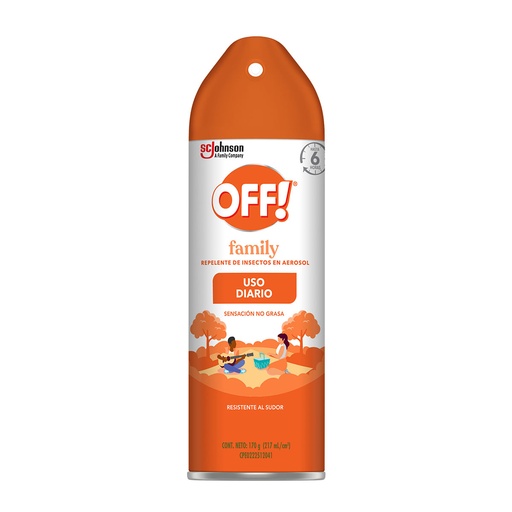 REPELENTE OFF FAMILY SPRAY 170G