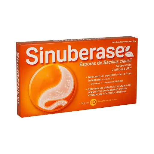 SINUBERASE 2 BILLONES AMPULAS ORAL C/10