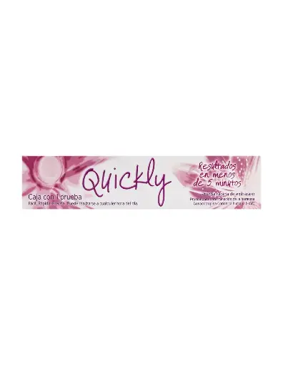 QUICKLY PRUEBA EMBARAZO PIEZA CON 1 