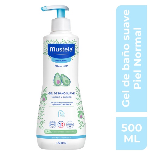 MUSTELA GEL DE BAÑO SUAVE 500ML *