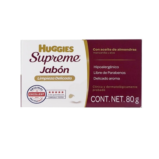 JABON HUGGIES SUPREME MZNLL-ALOE 80G