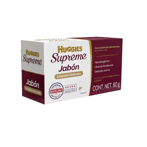 JABON HUGGIES SUPREME MZNLL-ALOE 80G