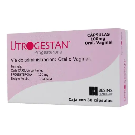 UTROGESTAN 100MG CAPSULAS C/30