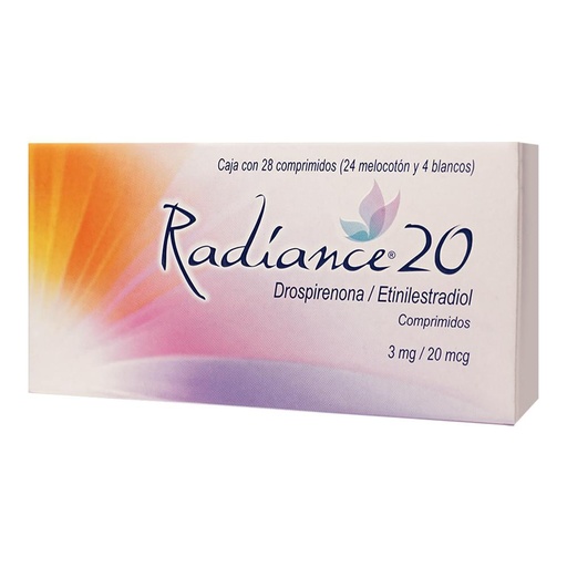 RADIANCE 20 3MG/20MCG COMPRIMIDOS C/28