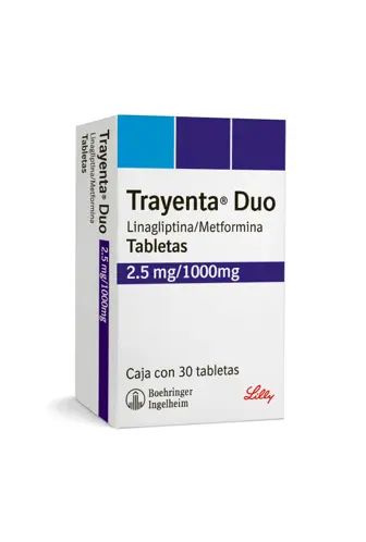 TRAYENTA DUO 2.5/1000MG TABLETAS C/30