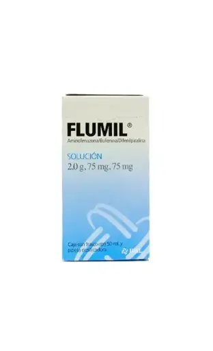 FLUMIL 20G/75/75MG SOLUCION 50ML