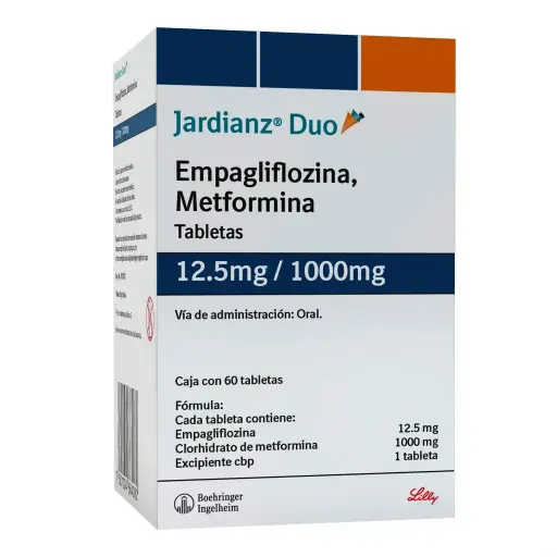 JARDIANZ DUO 12.5/1000MG TABLETAS C/60