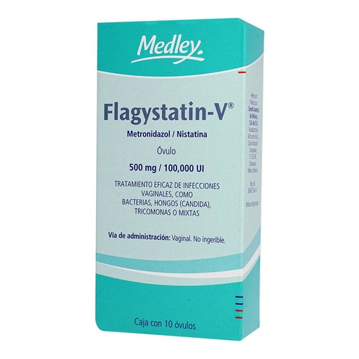 FLAGYSTATIN -V 500MG OVULOS C/10