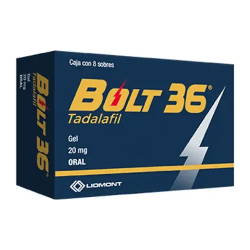 BOLT 36 GEL 20MG ORAL SOBRES C/2