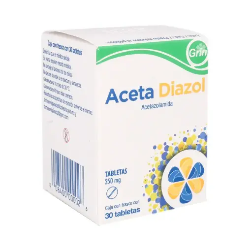 ACETA DIAZOL 250MG TABLETAS C/30