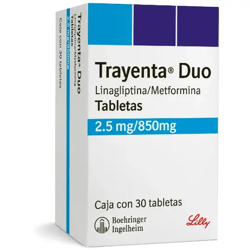 TRAYENTA DUO 2.5/850MG TABLETAS C/30