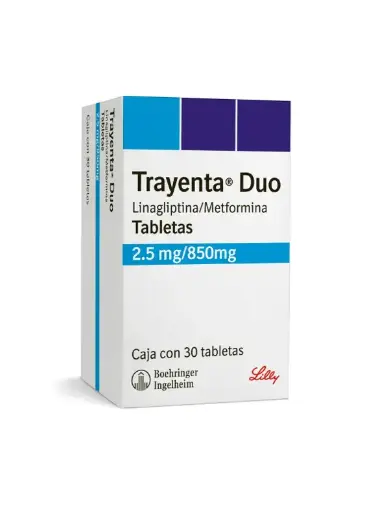 TRAYENTA DUO 2.5/850MG TABLETAS C/30