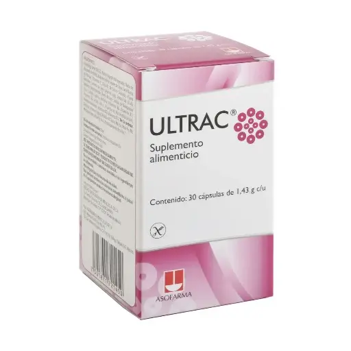 ULTRAC SUPLEMENTO ALIMENTICIO CAPSULAS C/30