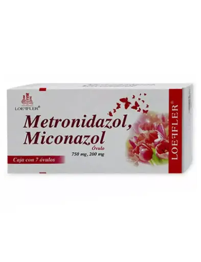 METRONIDAZOL/MICONAZOL LOEFFLER 750/200MG OVULOS C/7 (GI)
