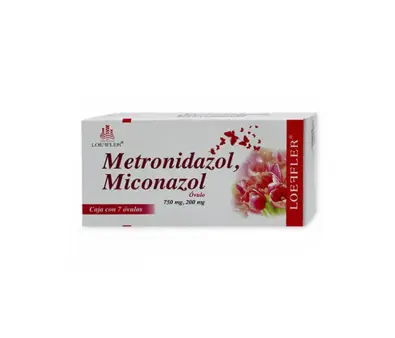 METRONIDAZOL/MICONAZOL LOEFFLER 750/200MG OVULOS C/7 (GI)