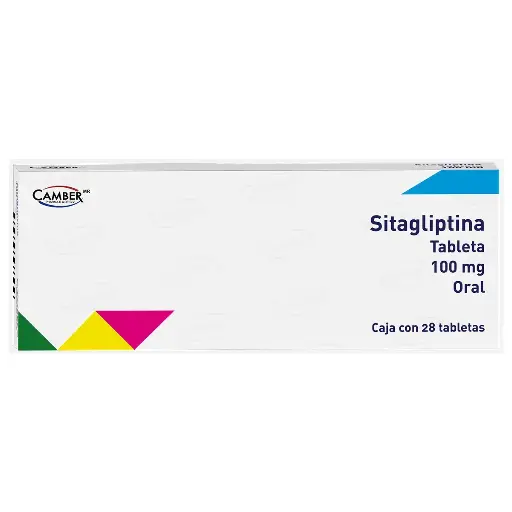 SITAGLIPTINA CAMBER 100MG TAB C/28 (GI)