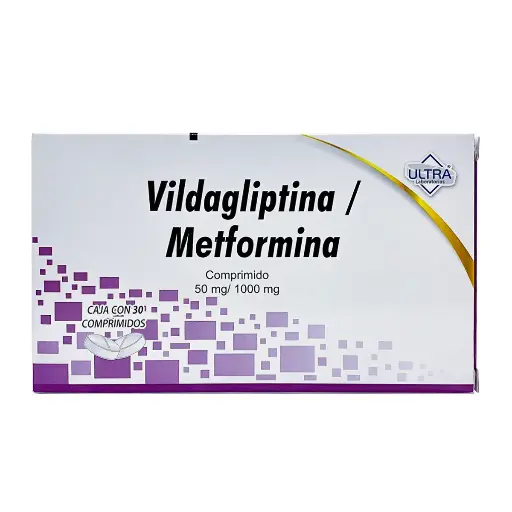 VILDAGLIPTINA/METF ULTRA 50/1000MG CPR C/30 (GI)