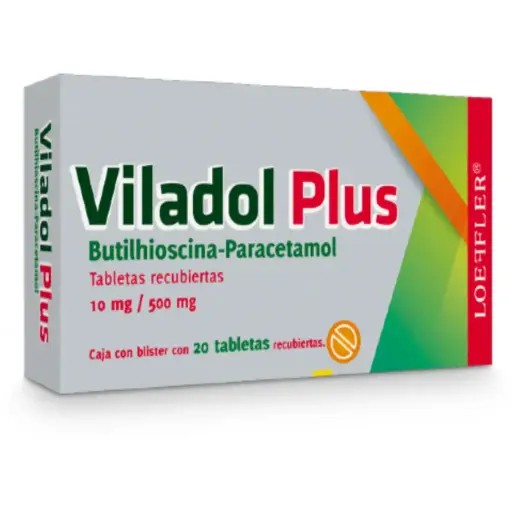VILADOL PLUS 500/10MG TABLETAS C/20 (GI)