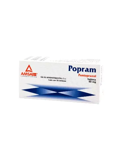 POPRAM 40MG TABLETAS C/28 (GI)