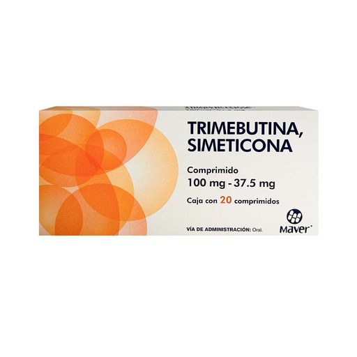 TRIMEBUT/SIMET MAVER 100/37.5MG CPR C/20 (GI)