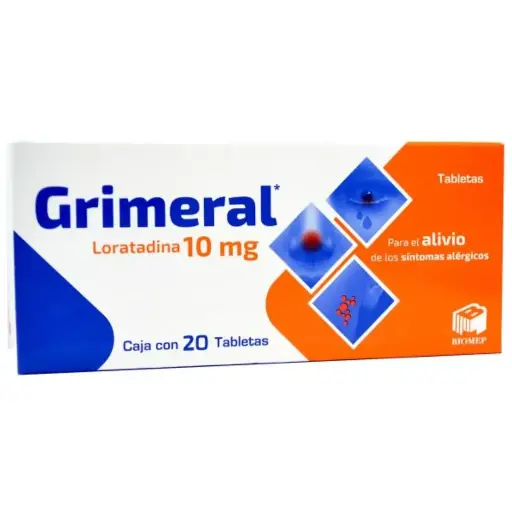 GRIMERAL 10MG TABLETAS C/20 (GI)