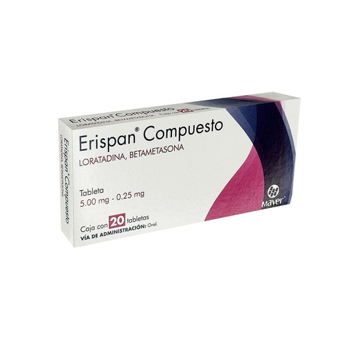 ERISPAN COMPUESTO TABLETAS C/20 (GI)