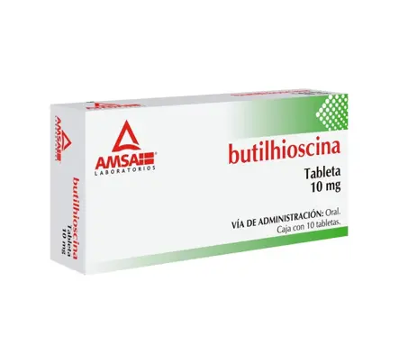 BUTILHIOSCINA AMSA 10MG TABLETAS C/10 (GI)