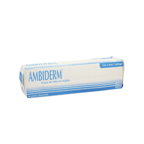GASA DENTAL TELA NO TEJIDA NO ESTERIL 5X5CMS 4 CAPAS C/200 *