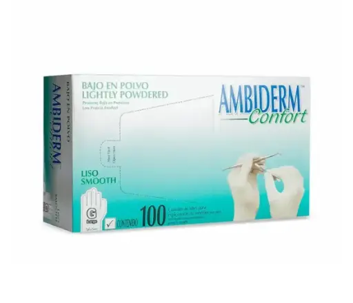 GUANTE AMBIDERM CONFORT GDE C/100