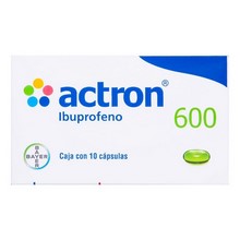 [Ibuprofeno] ACTRON 600MG CAPSULAS C/10