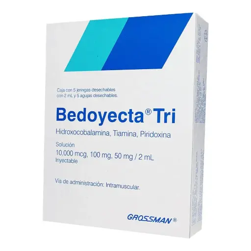 [vitaminas] BEDOYECTA TRI AMPULA CON 5