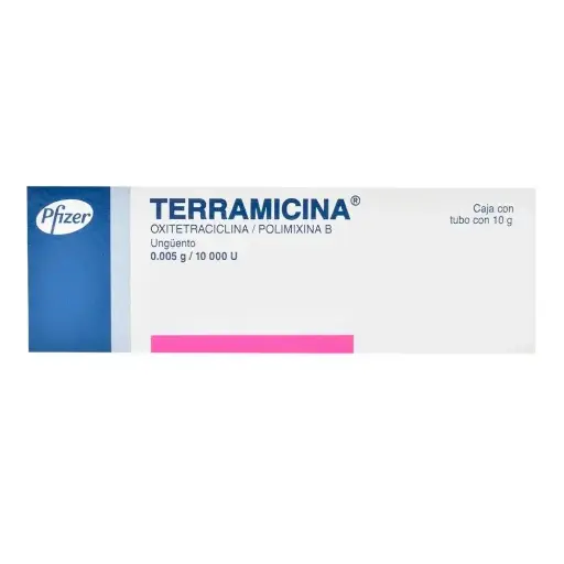 [OXITETRACICLINA,POLIMIXINA B] TERRAMICINA POMADA OFTALMICAS 10G