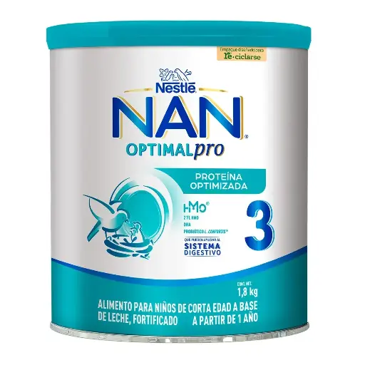 LECHE NAN 3 OPTIMALPRO PROT-OPTIM 1.8KG