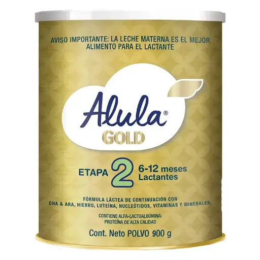 LECHE ALULA 2 GOLD 6-12M 900G