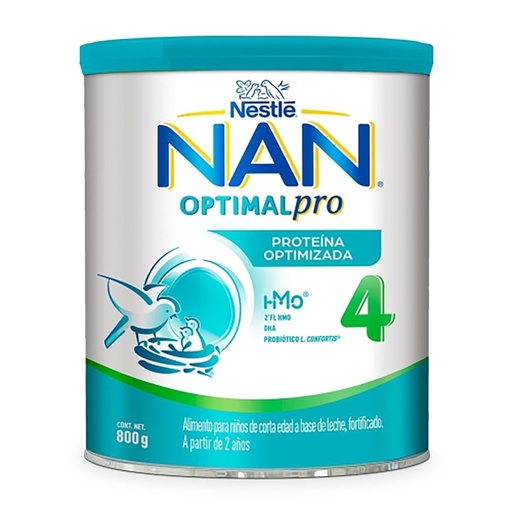 LECHE NAN 4 OPTIPRO 2 AÑOS 800G