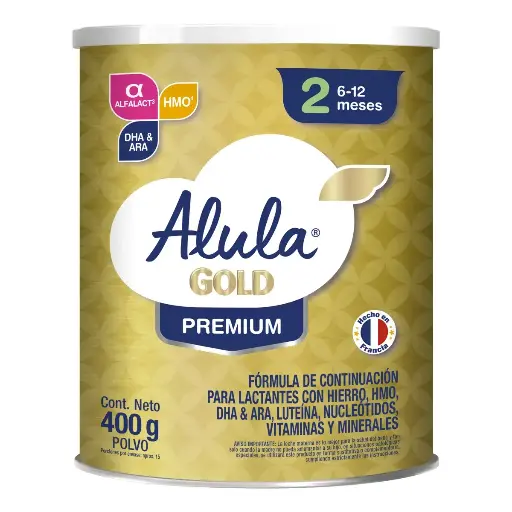 LECHE ALULA 2 GOLD 6-12M 400G