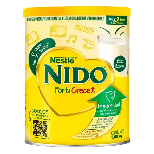 LECHE NIDO FORTICRECE 1.08KG
