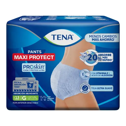 CALZON TENA PANTS MAXI PROTECT GRANDE C/13 *