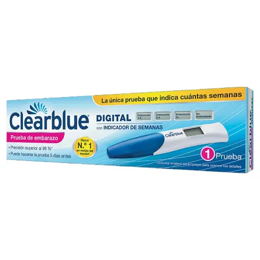 PRUEBA EMBARAZO CLEARBLUE DIGITAL C/1