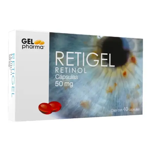 RETIGEL CAPSULAS 50MG C/40 (GI)